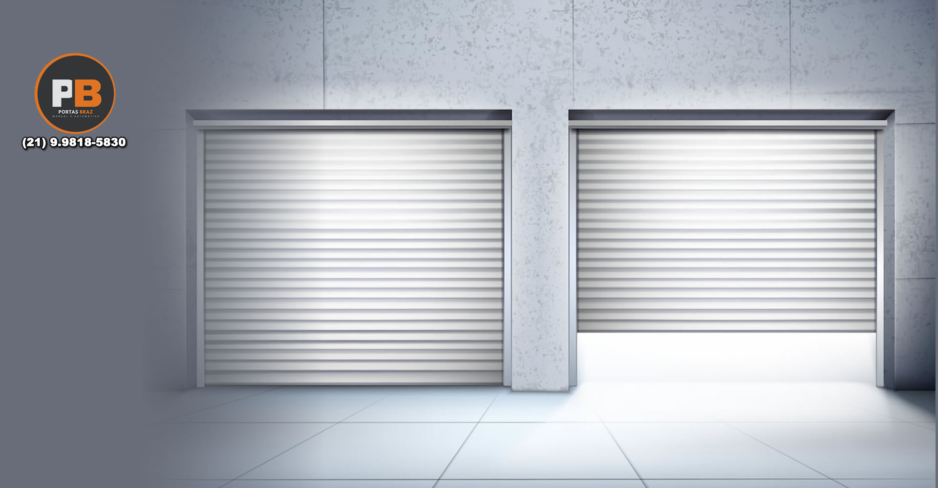 Imagem de instalação de peças para portas automáticas